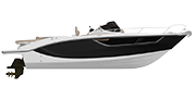 KEY LARGO 27 STERNDRIVE - INBOARD LINE BLACK METALIZZED (paint) 